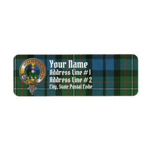 Etiqueta Ferguson Tartan & Badge