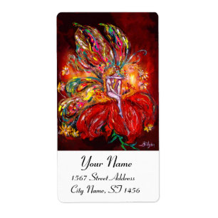 ETIQUETA FERIA EN ROJO