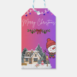 Etiqueta Festiva de Feliz Navidad