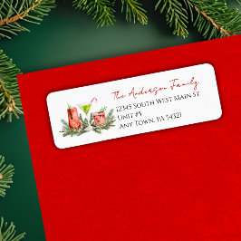 Etiqueta Festive Cocktails and Mistletoe Christmas Mailing