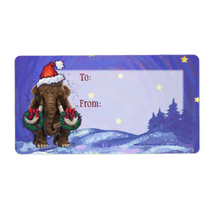 Etiqueta Festive Mastodon 