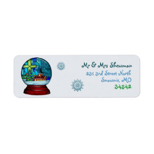 Etiqueta Festividad católica de Snowworld