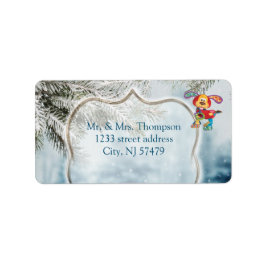 Etiqueta Festividad de invierno