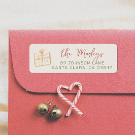 Etiqueta Festividad del Ilustracion de los Navidades Retro 