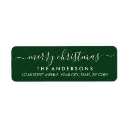 Etiqueta Festividad moderna y simple de escritura de navida