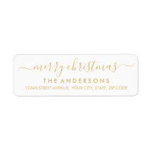 Festividad navideña simple con escritura moderna