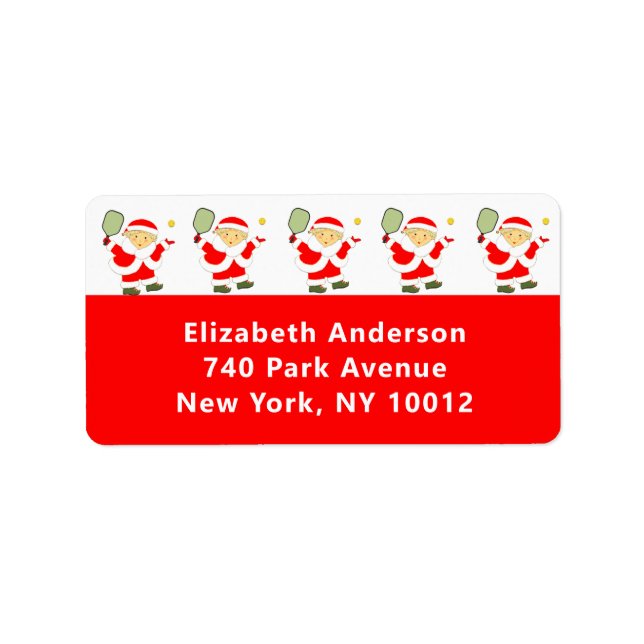 Etiqueta Festividades de los Navidades de baloncesto (Frente)