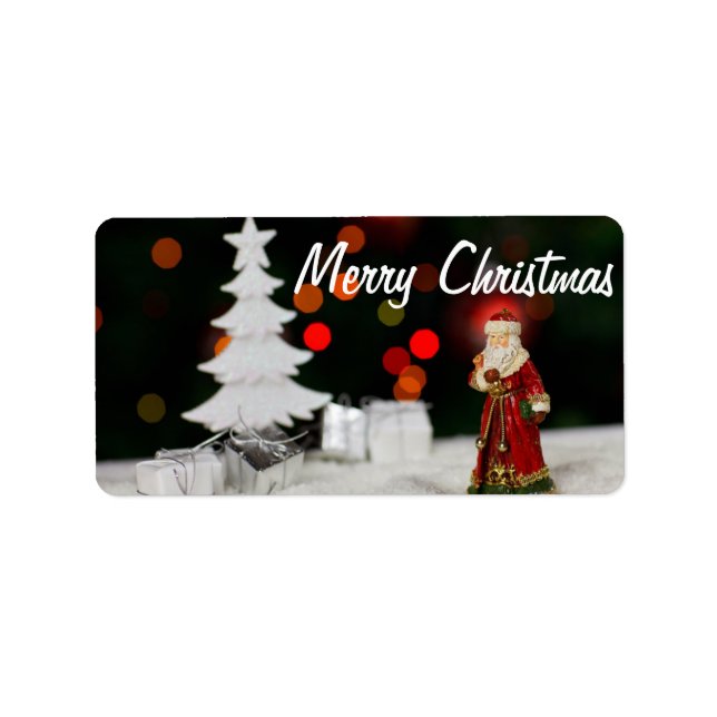 Etiqueta Festividades de navidades (Frente)