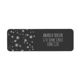 Etiqueta Festividades de Navidades Gris White Festimes