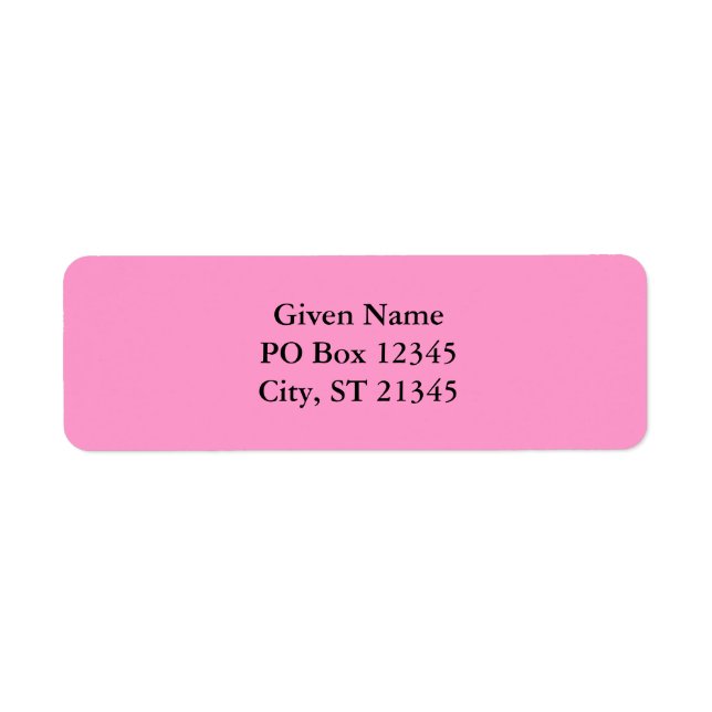 Etiqueta FF99CC Rosa (Frente)