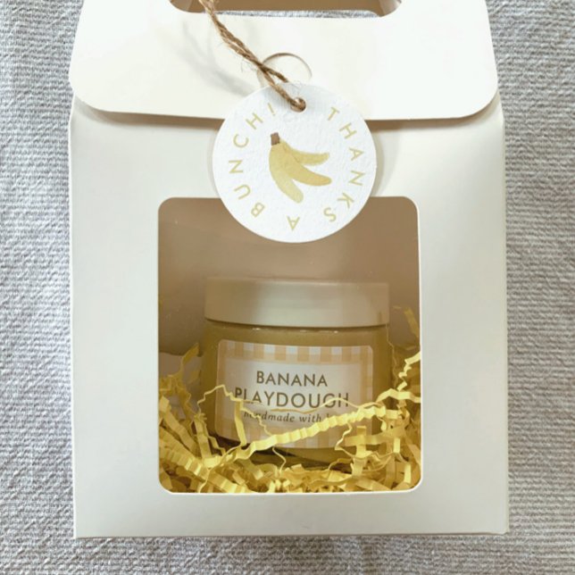 Etiqueta Fiesta bananero Playdough Yellow Gingham Labels (Subido por el creador)