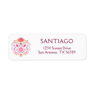 Etiqueta Fiesta Cumpleaños Rosa Despedida de Soltera Boda