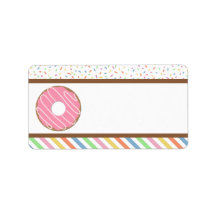 Fiesta de cumpleaños de Donut Rosado