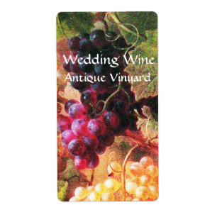 Etiqueta Fiesta DE DEGUSTACIÓN DE VINEYARD DE VINEYARD DE G