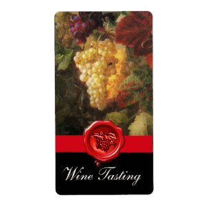 Etiqueta Fiesta DE DEGUSTACIÓN DE VINEYARD DE VINEYARD DE G