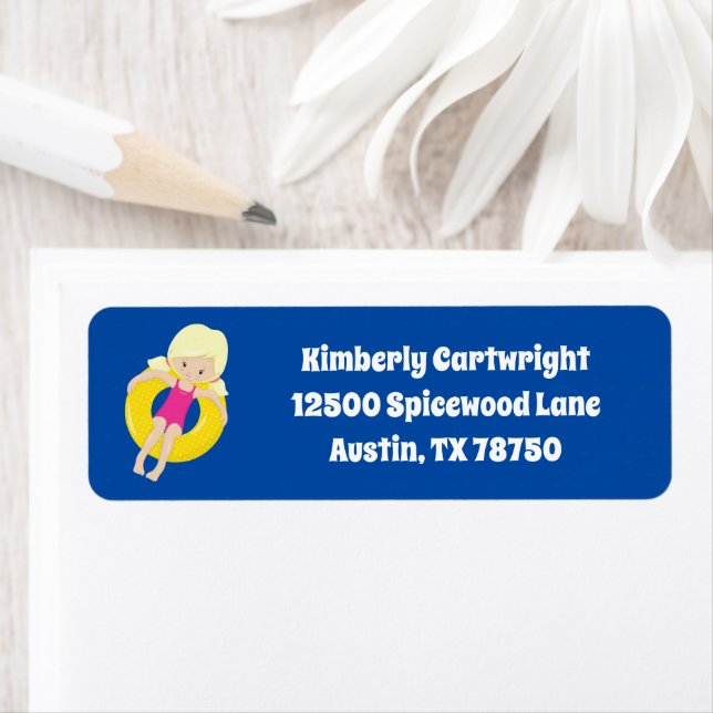 Etiqueta Fiesta de grupo de clientes  Chica rubio Dirección (In situ)