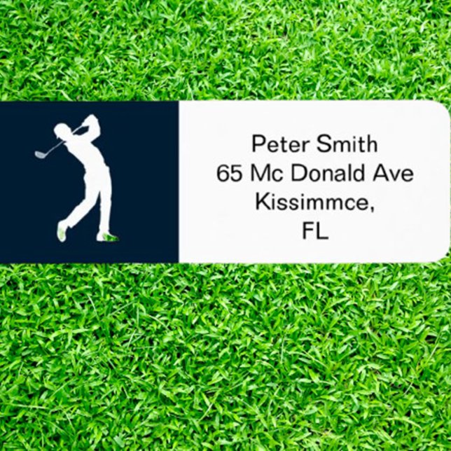 Etiqueta Fiesta de Jubilación Temática al Golf (Score the perfect birthday gift for golf lovers with our unique golf labels! )