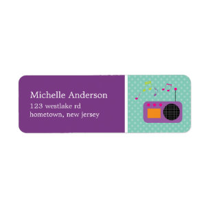 Etiqueta Fiesta de madera