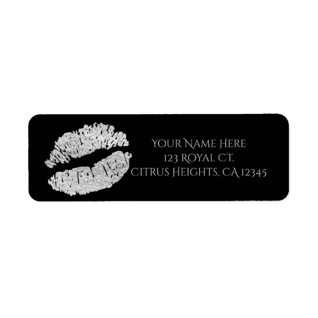 Etiqueta Fiesta de maquillaje de belleza con brillo de piel (Frente)