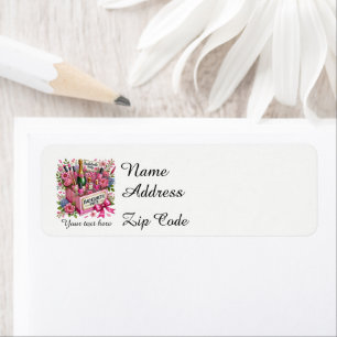 Etiqueta Fiesta de soltera Cute add name 