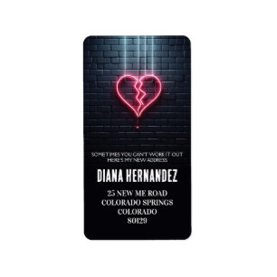 Etiqueta Fiesta del divorcio cardíaco roto