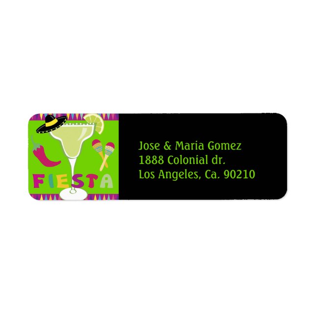 Etiqueta Fiesta Fiesta Time (Frente)