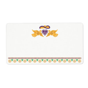 Etiqueta Fiesta Lovebirds Labels
