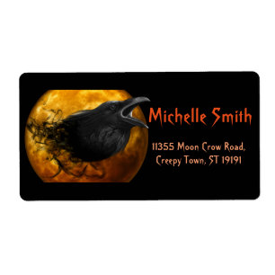 Etiqueta Fila de Halloween Personalizado personalizada con