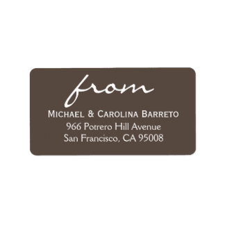 Etiqueta Firma simple - Gris