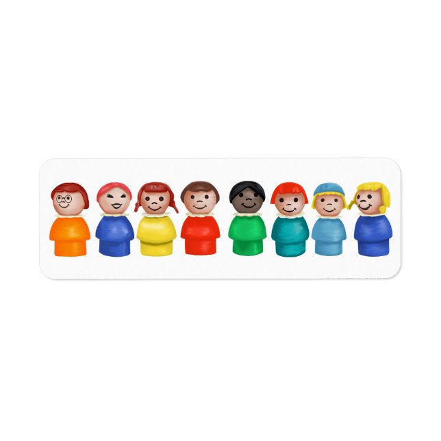 Etiqueta Fisher Price Little Girls (Frente)