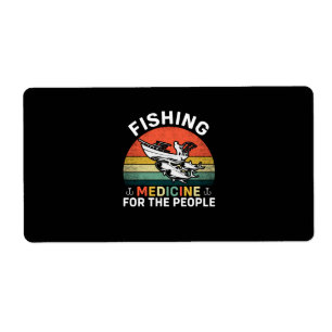 Etiqueta Fishing Medicine For The People