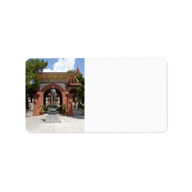 Etiqueta Flagler College (Frente)