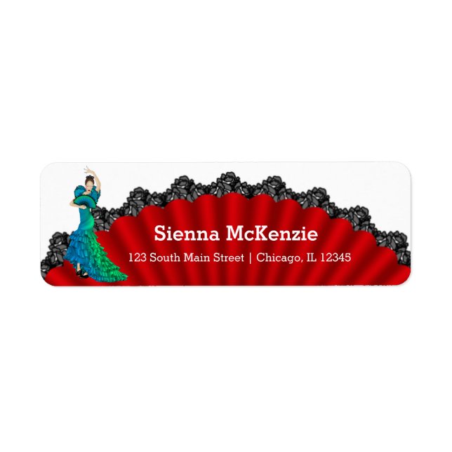 Etiqueta Flamenco (Frente)