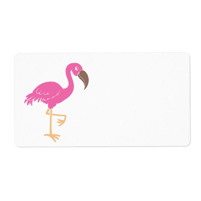 Etiqueta Flamingo (Frente)