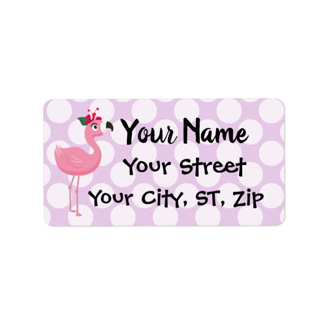Etiqueta Flamingo (Frente)