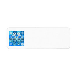 Etiqueta Flauta de nieve azul