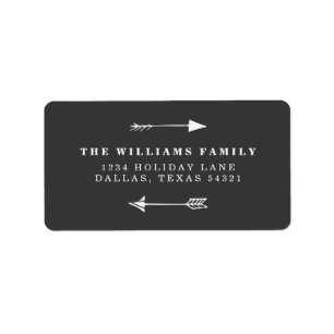 Etiqueta Flecha rústica