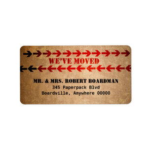 Etiqueta Flechas móviles de la caja que nos movimos