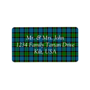 Etiqueta Fletcher Tartan