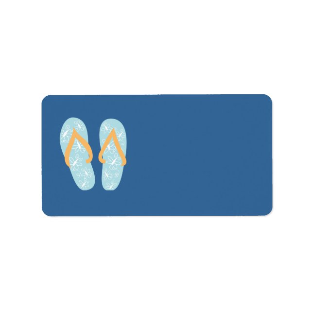 Etiqueta FlipFlops de verano 1 (Frente)