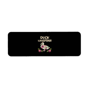 Etiqueta Flor de susurro de pato Funny Farming Farm Animal