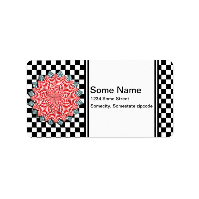 Etiqueta Flor digital por Kenneth Yoncich (Frente)