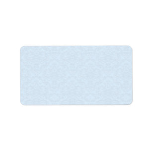 Etiqueta Flor gris sobre fondo azul claro