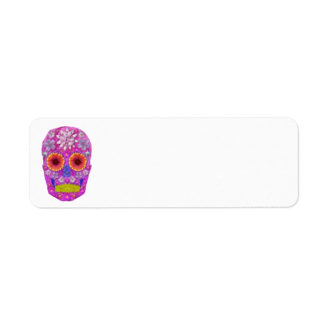 Etiqueta Flor Skull 2 (Frente)