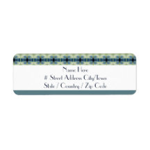 Flora Azul Con Verde