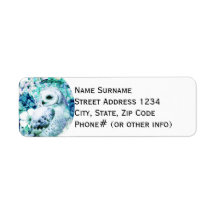 Flora azul verde y Verde azulada de la nieve Dream