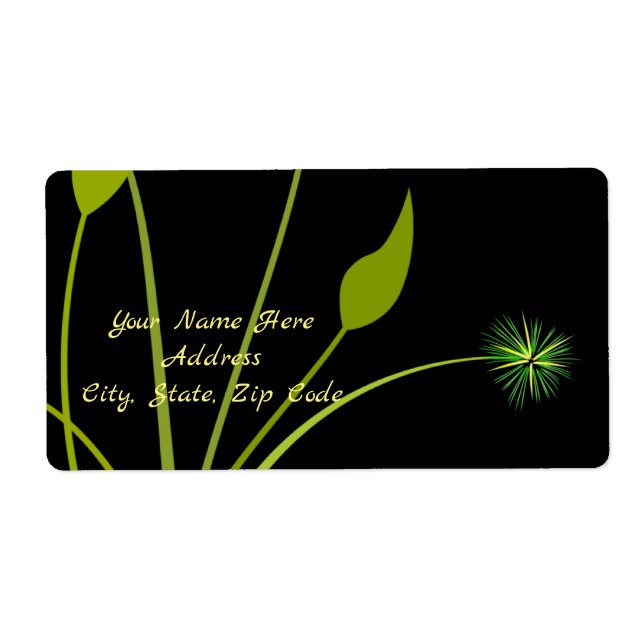 Etiqueta Floral (Frente)