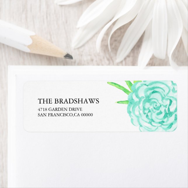 Etiqueta Floral acuática de verano (In situ)