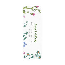 Etiqueta Floral botánica Minimalista moderna