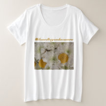 Etiqueta floral camiseta femenina
